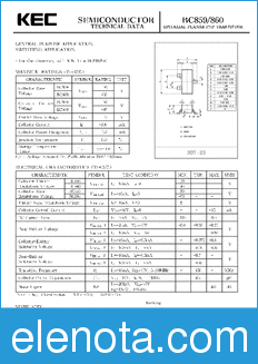 KEC BC859 datasheet