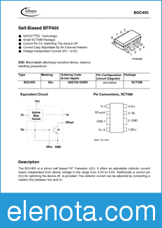 Infineon BGC405 datasheet