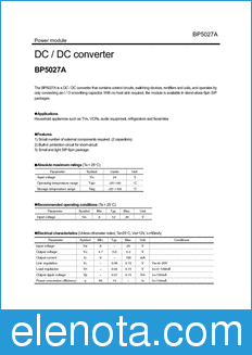 Rohm BP5027A datasheet