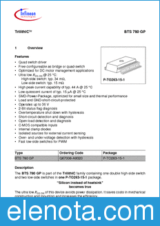Infineon BTS780 datasheet