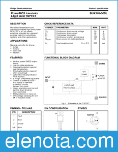 Philips BUK101-50DL datasheet