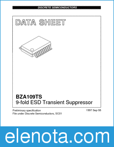 Philips BZA109TS datasheet