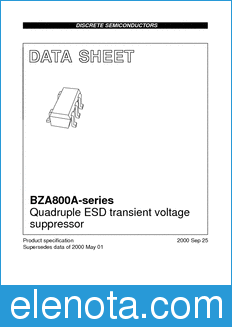Philips BZA800A-series datasheet