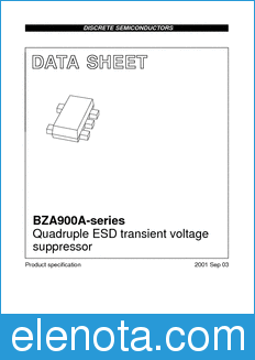Philips BZA900A-series datasheet
