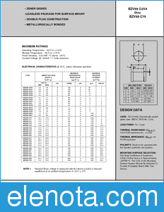 Microsemi BZV55C22 datasheet