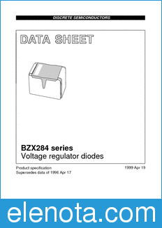 Philips BZX284 datasheet