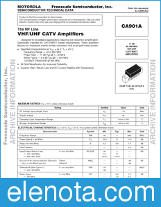 Freescale CA901A datasheet