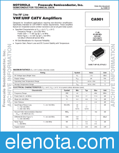 Freescale CA901 datasheet