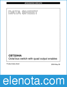 Philips CBT3244A datasheet