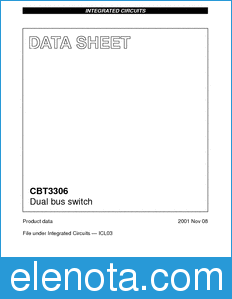 Philips CBT3306 datasheet