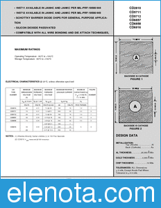 Microsemi CD2810 datasheet