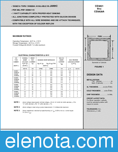 Microsemi CD3822A datasheet
