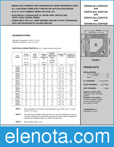Microsemi CD4771 datasheet