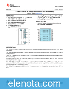 Texas Instruments CDCLVC1102 datasheet