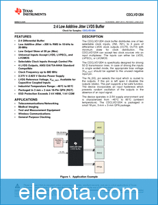 Texas Instruments CDCLVD1204 datasheet