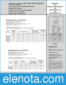 Microsemi CDLL0.2A20 datasheet