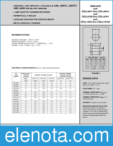 Microsemi CDLL6761 datasheet