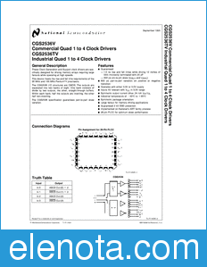 National Semiconductor CGS2536TV datasheet