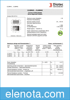 Diotec Semiconductor CL20M45 datasheet
