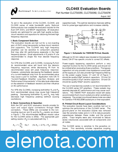 National Semiconductor CLC730060EB datasheet