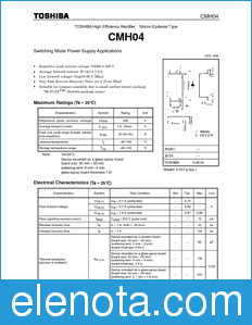 Toshiba CMH04 datasheet