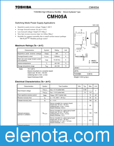 Toshiba CMH05A datasheet