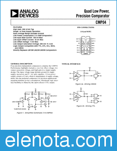 Analog Devices CMP04 datasheet