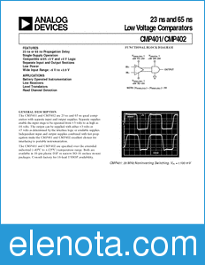 Analog Devices CMP402 datasheet