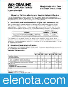 CML CMX602B datasheet