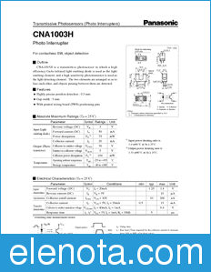 Panasonic CNA1003H datasheet
