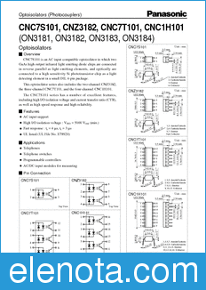 Panasonic CNC7S101 datasheet
