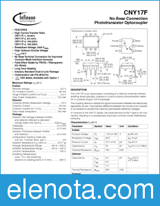Infineon CNY17F-2 datasheet