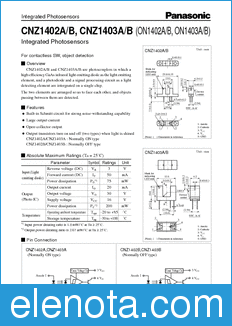 Panasonic CNZ1402A/B datasheet