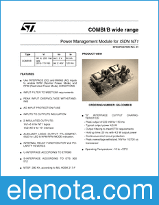 STMicroelectronics COMBI/B datasheet