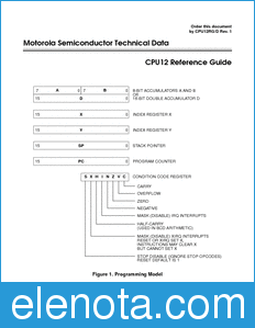 Motorola CPU12RG datasheet