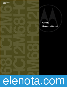 Motorola CPU12RM datasheet