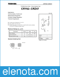 Toshiba CRY62~CRZ47 datasheet