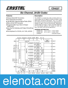 Cirrus Logic CS4227 datasheet