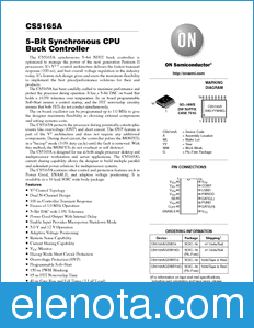 ON Semiconductor CS5165A datasheet