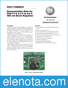 ON Semiconductor CS5171DEMO datasheet