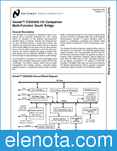 National Semiconductor CS5530A datasheet