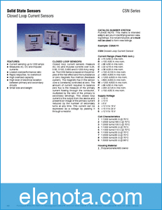 Honeywell Solid State CSNE381 datasheet