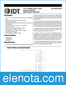IDT CSP2510D datasheet