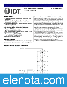 IDT CSPF2510C datasheet