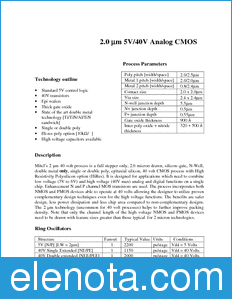 Zarlink Semiconductor CWF2040 datasheet