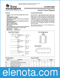 Texas Instruments CY74FCT399T datasheet