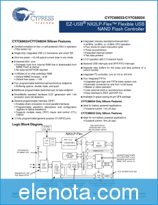 Cypress Semiconductor CY7C68033 datasheet
