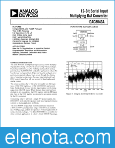 Analog Devices DAC8043A datasheet