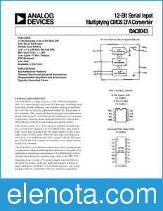 Analog Devices DAC8043 datasheet