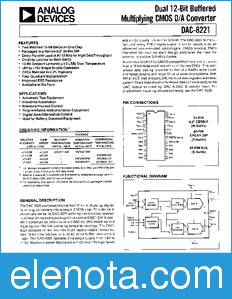 Analog Devices DAC8221 datasheet